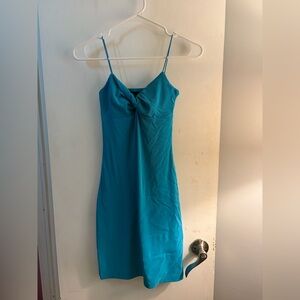 My Michelle Turquoise Dress